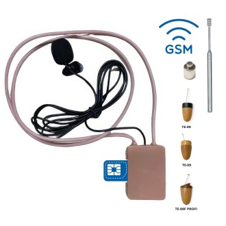 Loop GSM 10W con microfono esterno + auricolare spia invisibile