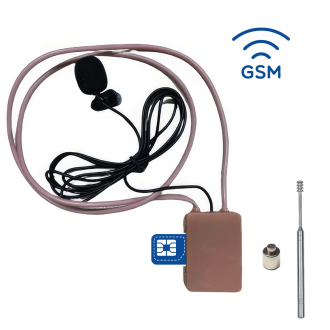 Loop GSM 10W con microfono esterno + auricolare spia invisibile
