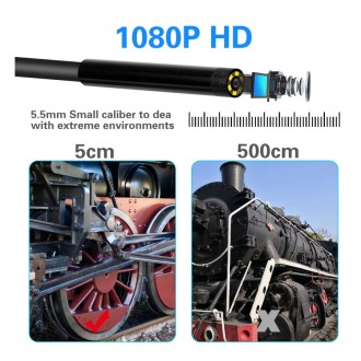 Telecamera di ispezione WiFi Full HD duale Y17