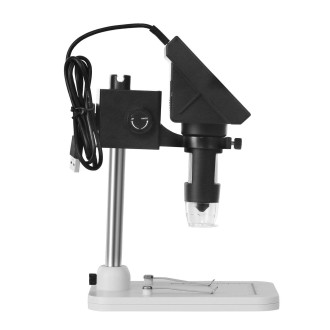 Microscopio digitale a LED con fotocamera e display da 4,3" con ingrandimento 50-1000×