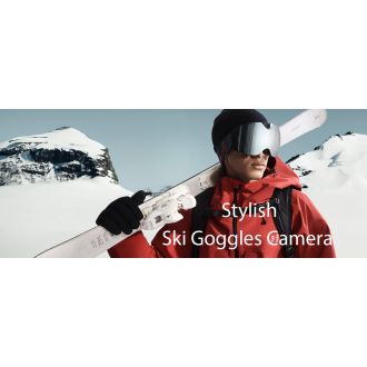 Occhiali da sci con videocamera 4K e connessione WiFi