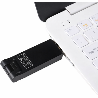 MEMOQ CAM-U7 Telecamera spia nascosta in chiavetta USB con rilevamento del movimento e lunga autonomia + scheda micro SD da 32 GB gratuita!