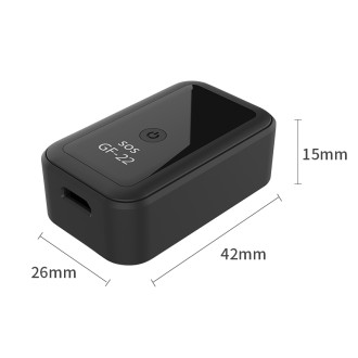 Mini GPS Tracker GF22 con funzione di ascolto GSM