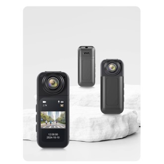 Mini telecamera 2,7K con obiettivo rotante e supporto magnetico EL-S70
