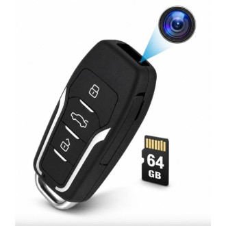 Mini telecamera nascosta in una chiave auto con rilevamento del movimento e visione notturna