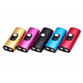 Mini stun gun TW-1602 ricaricabile USB con luce LED per difesa personale