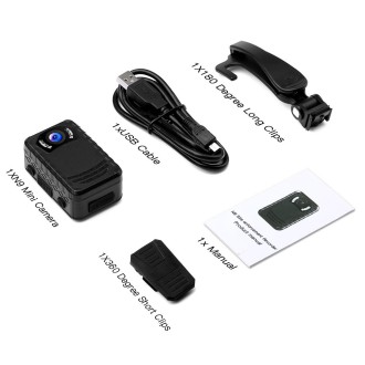 Mini telecamera da corpo della polizia Full HD
