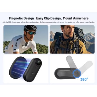 Mini telecamera sportiva con fissaggio magnetico H88