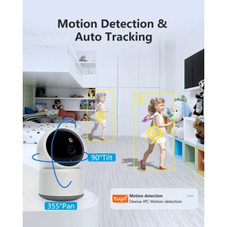 Mini telecamera di sicurezza Wi‑Fi Innotronik ITY-PT22(4MP)