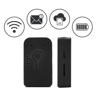 Mini registratore audio WiFi con batteria esterna
