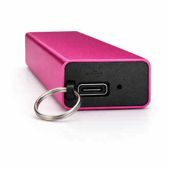 Mini storditore elettrico con torcia LED integrata per autodifesa