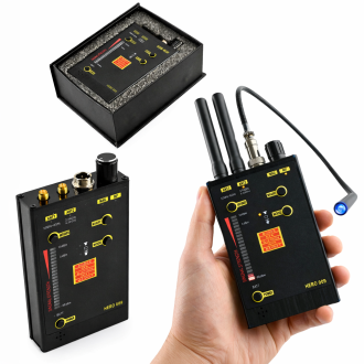Rilevatore RF multifunzione di telecamere nascoste e microspie GSM VPro Hero 009