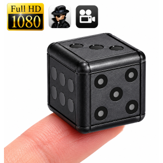 La più piccola mini telecamera Full HD a cubo con visione notturna IR