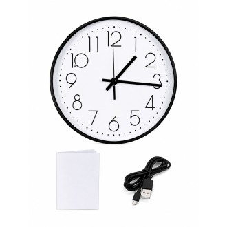 Orologio da parete con telecamera WiFi e monitoraggio remoto tramite smartphone