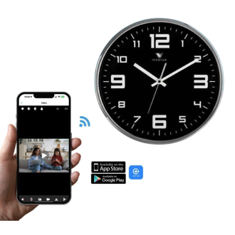 Orologio da parete con telecamera Wi-Fi nascosta