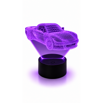 Lampada notturna LED 3D a forma di auto con telecamera Wi-Fi