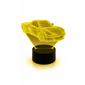 Lampada notturna LED 3D a forma di auto con telecamera Wi-Fi