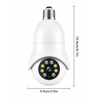 Telecamera Wi-Fi rotante a 360° nascosta in una lampadina ITY-R22