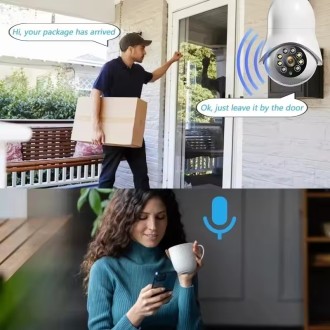 Telecamera Wi-Fi rotante a 360° nascosta in una lampadina ITY-R22