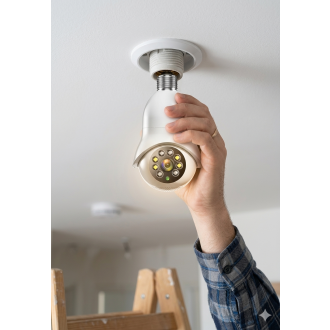Telecamera Wi-Fi rotante a 360° nascosta in una lampadina ITY-R22