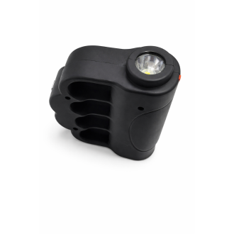 Stun gun a forma di tirapugni 008 con torcia LED per difesa personale