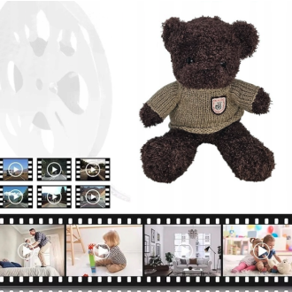Orsetto di peluche con telecamera IP WiFi nascosta integrata