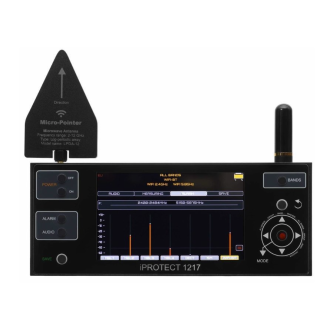Rilevatore professionale multifunzione di segnali wireless iProtect 1217