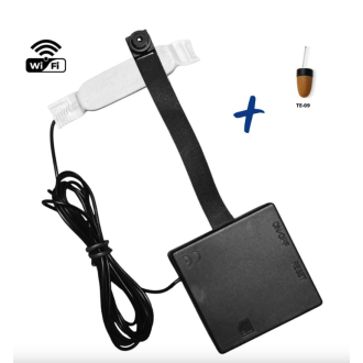 Set professionale per studenti con telecamera WiFi 4K e auricolare invisibile