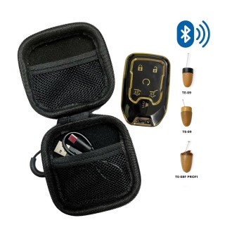 Set Bluetooth PROFI a forma di chiave auto con auricolare invisibile