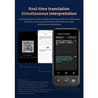 Rivoluzionario traduttore intelligente AI Z16