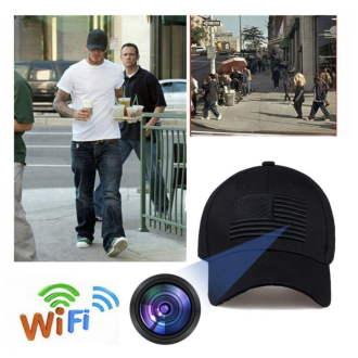 Cappellino con telecamera WiFi Full HD nascosta