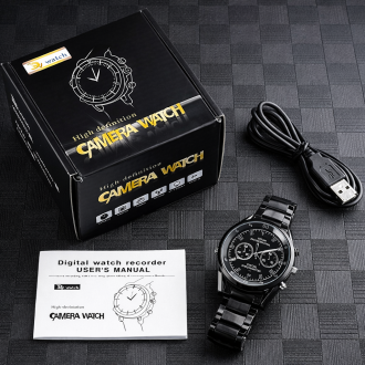 Orologio spia con telecamera Full HD con visione notturna