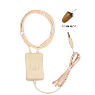 Auricolare spia con loop cablata + amplificatore da 4W