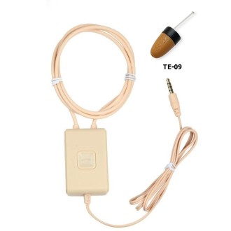 Auricolare spia con loop cablata + amplificatore da 4W