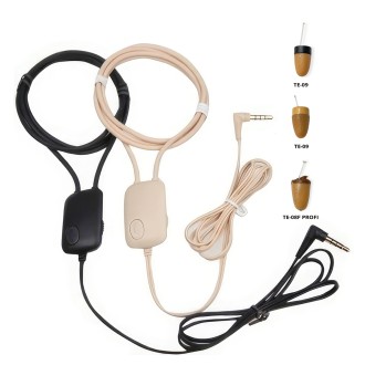 Auricolare spia con loop cablato