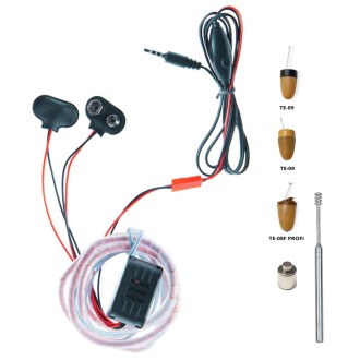 Auricolare spia con loop cablato 9V