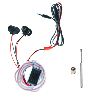 Auricolare spia con loop cablato 9V