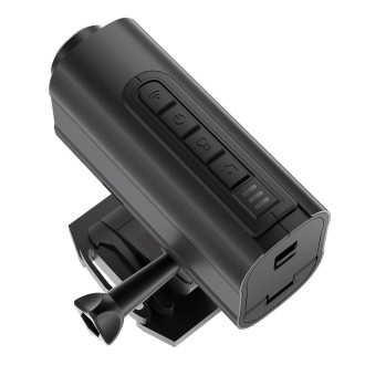 Telecamera per bicicletta Wi-Fi 5K sportiva con luce LED da 3W e stabilizzazione a 6 assi