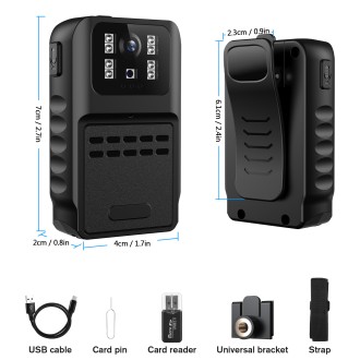 Mini telecamera multifunzione da indossare Bodycam 880