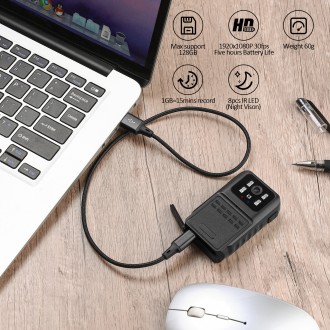 Mini telecamera multifunzione da indossare Bodycam 880