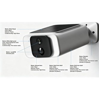 Telecamera IP Wi-Fi solare da esterno ITY-BC9 (5MP)