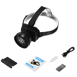 Torcia frontale LED potente con telecamera KS901