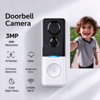 Campanello Wi-Fi con telecamera ITY-RB12(3MP)