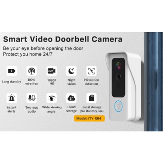 Wi-Fi Campanello per porte ITY-RB4 (2MP)