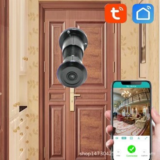 Telecamera Wi-Fi IP nascosta nello spioncino della porta