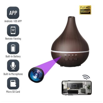 Telecamera Wi-Fi nascosta in diffusore di aromi