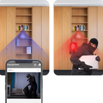 Telecamera Wi‑Fi nascosta in un finto libro
