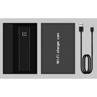 Telecamera Wi-Fi integrata in power bank con visione notturna IR