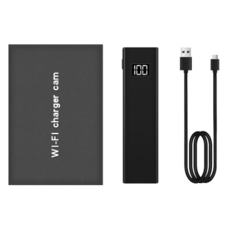 Telecamera Wi-Fi integrata in power bank con visione notturna IR