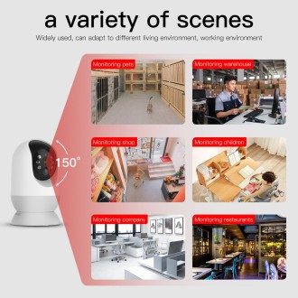 Telecamera rotante Wi-Fi con sensore PIR e visione notturna